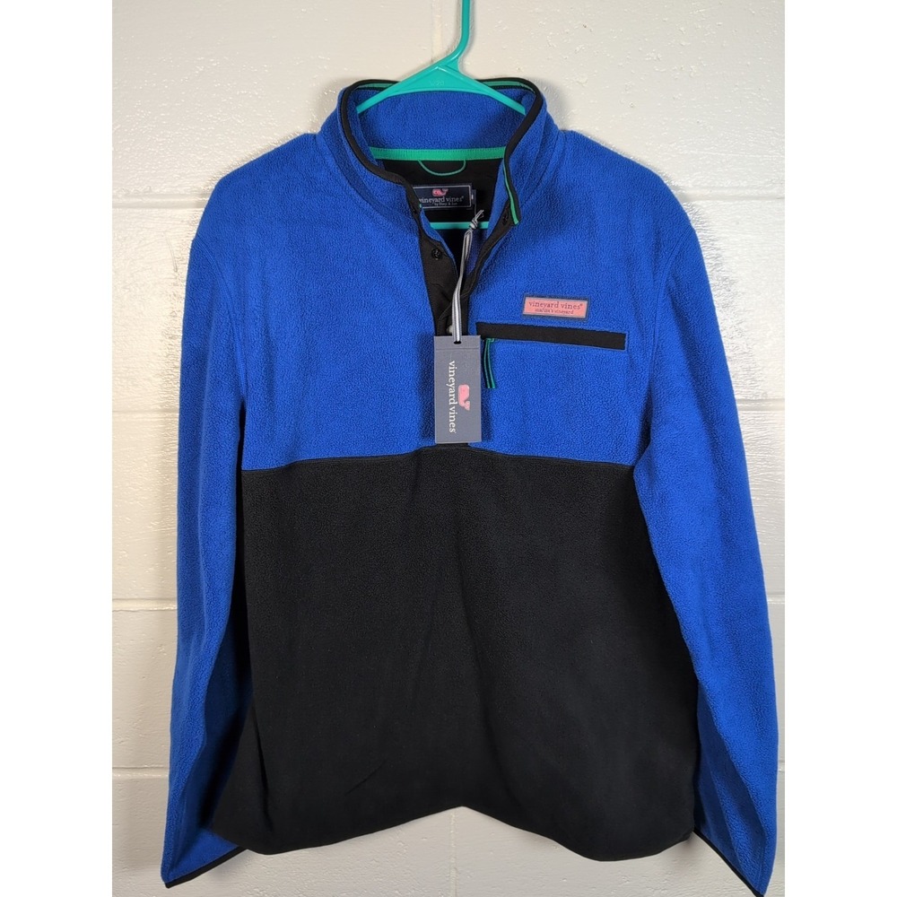 Vineyard Vines Color Blocked 1/4 snap Men's M